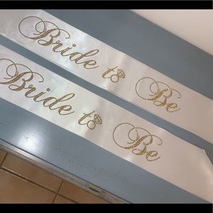 2️⃣ NWT Bride To Be Sash